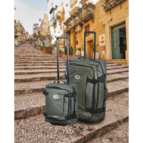 Bon Gout Small Large Trolley i polyrattan gron Lomax